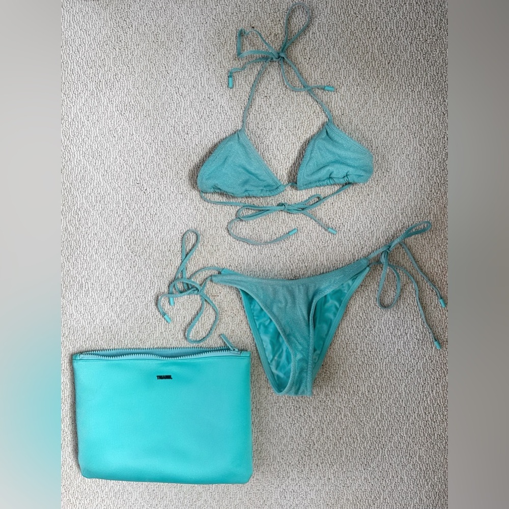 Blue Triangl Bikini
